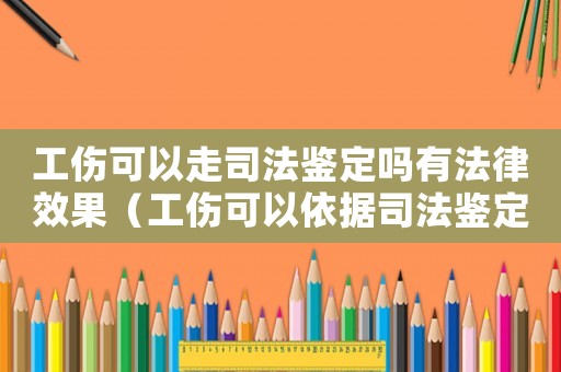 工傷可以走司法鑒定嗎有法律效果（工傷可以依據(jù)司法鑒定嗎）