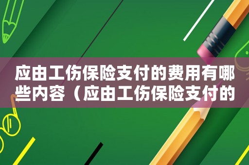應由工傷保險支付的費用有哪些內容（應由工傷保險支付的費用有哪些）
