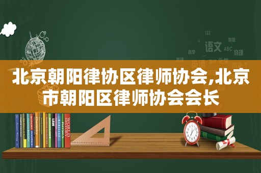 北京朝陽律協區律師協會,北京市朝陽區律師協會會長