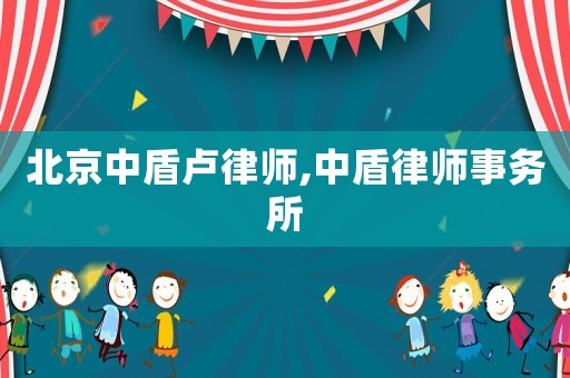 北京中盾盧律師,中盾律師事務所