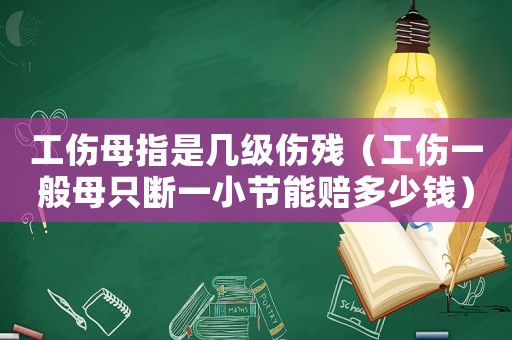 工傷母指是幾級傷殘（工傷一般母只斷一小節(jié)能賠多少錢）