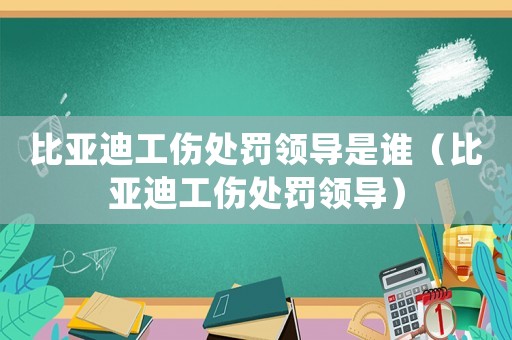 比亞迪工傷處罰領導是誰（比亞迪工傷處罰領導）