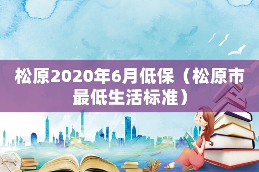 松原2020年6月低保（松原市最低生活標(biāo)準(zhǔn)）