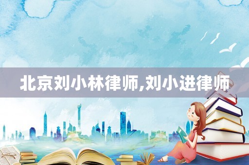 北京劉小林律師,劉小進律師