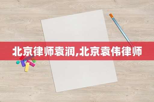 北京律師袁潤,北京袁偉律師