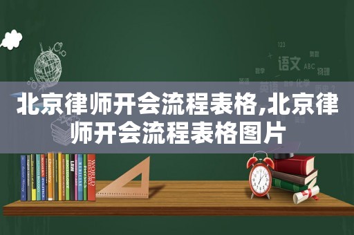 北京律師開會流程表格,北京律師開會流程表格圖片