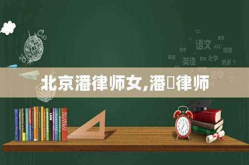 北京潘律師女,潘玥律師