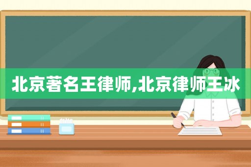 北京著名王律師,北京律師王冰