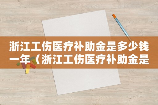 浙江工傷醫療補助金是多少錢一年（浙江工傷醫療補助金是多少錢）