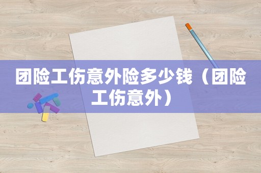 團險工傷意外險多少錢（團險工傷意外）