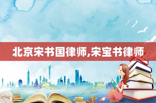 北京宋書國律師,宋寶書律師