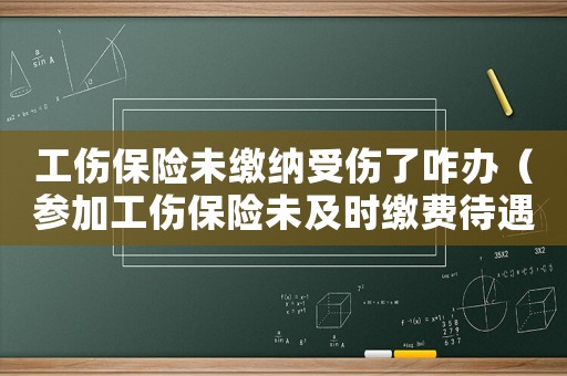 工傷保險未繳納受傷了咋辦（參加工傷保險未及時繳費待遇）