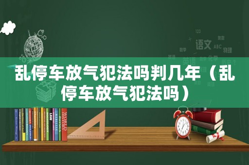 亂停車放氣犯法嗎判幾年（亂停車放氣犯法嗎）