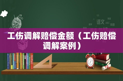 工傷調(diào)解賠償金額（工傷賠償調(diào)解案例）