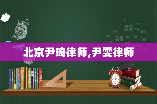 北京尹琦律師,尹雯律師
