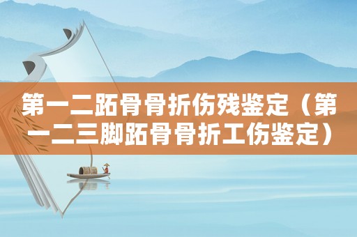 第一二跖骨骨折傷殘鑒定（第一二三腳跖骨骨折工傷鑒定）