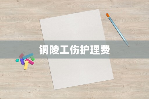 銅陵工傷護(hù)理費(fèi)