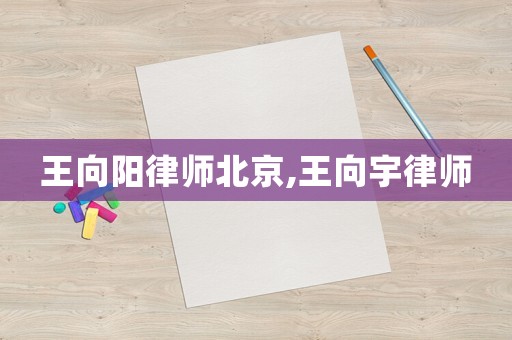王向陽律師北京,王向宇律師