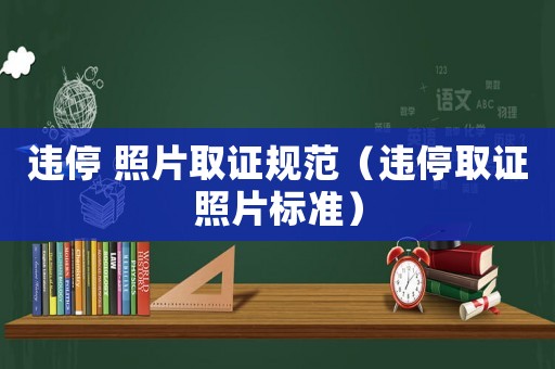 違停 照片取證規(guī)范（違停取證照片標(biāo)準(zhǔn)）
