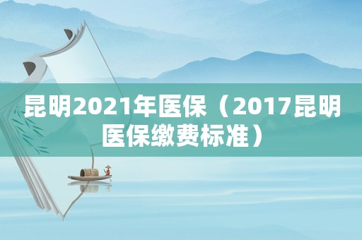 昆明2021年醫保（2017昆明醫保繳費標準）