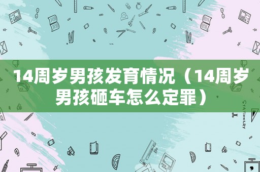 14周歲男孩發育情況（14周歲男孩砸車怎么定罪）