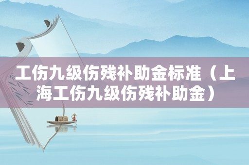 工傷九級傷殘補助金標準（上海工傷九級傷殘補助金）