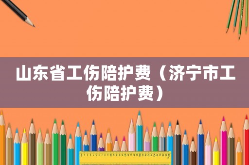 山東省工傷陪護費（濟寧市工傷陪護費）