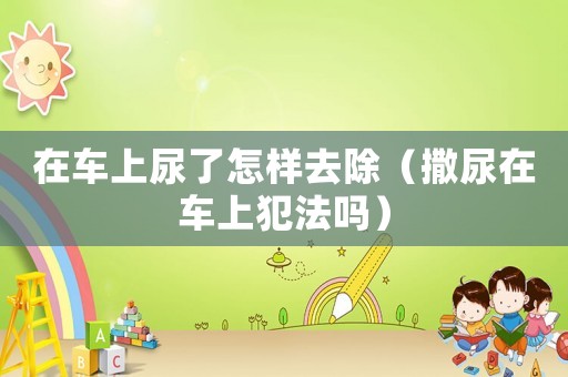 在車上尿了怎樣去除（撒尿在車上犯法嗎）