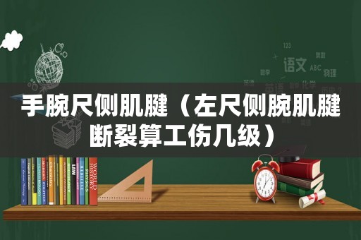 手腕尺側肌腱（左尺側腕肌腱斷裂算工傷幾級）