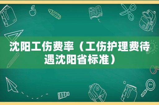 沈陽工傷費(fèi)率（工傷護(hù)理費(fèi)待遇沈陽省標(biāo)準(zhǔn)）
