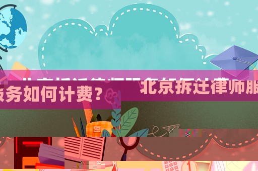 北京拆遷律師服務如何計費？