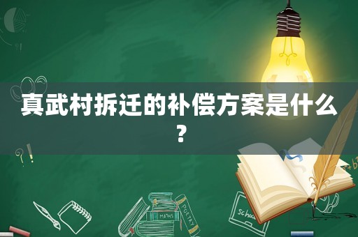 真武村拆遷的補償方案是什么？