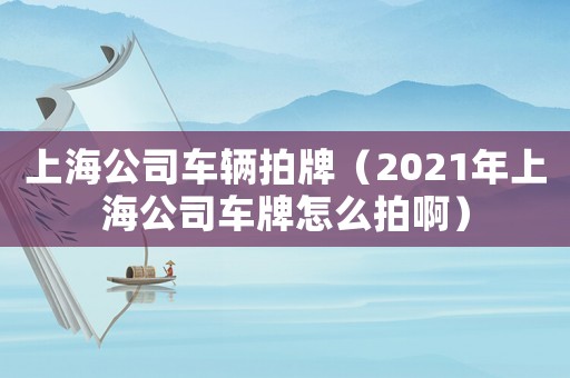 上海公司車輛拍牌（2021年上海公司車牌怎么拍啊）