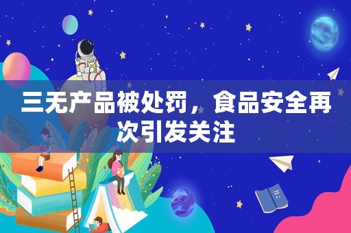 三無產品被處罰，食品安全再次引發關注