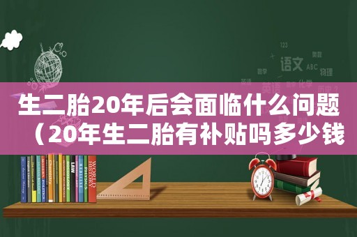 生二胎20年后會面臨什么問題（20年生二胎有補貼嗎多少錢）