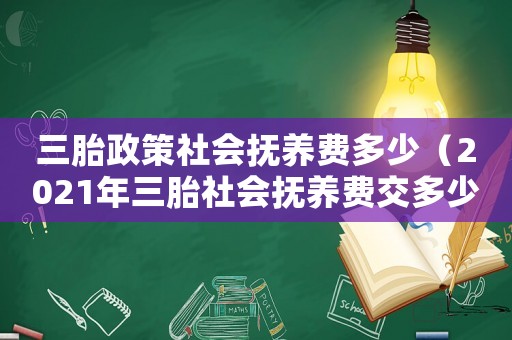 三胎政策社會撫養費多少（2021年三胎社會撫養費交多少）