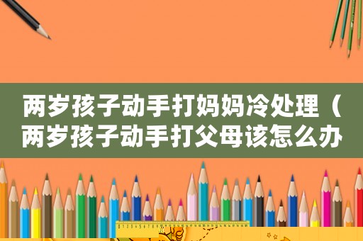 兩歲孩子動手打媽媽冷處理（兩歲孩子動手打父母該怎么辦）