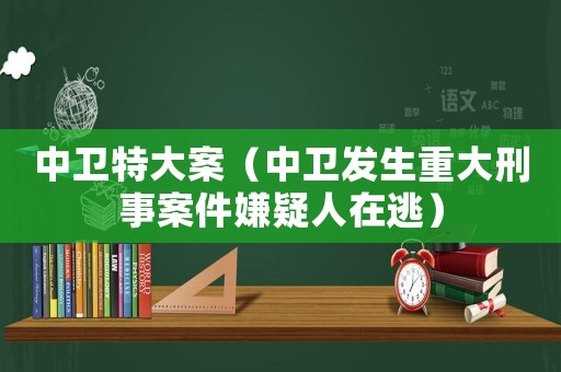 中衛特大案（中衛發生重大刑事案件嫌疑人在逃）