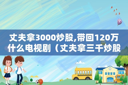 丈夫拿3000炒股,帶回120萬什么電視劇（丈夫拿三千炒股是什么電視劇）