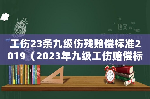 工傷23條九級傷殘賠償標準2019（2023年九級工傷賠償標準是什么）