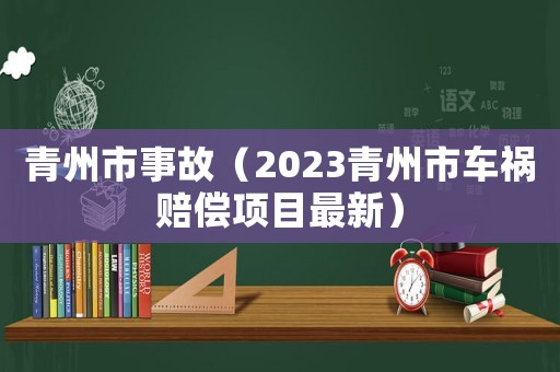 青州市事故（2023青州市車禍賠償項(xiàng)目最新）