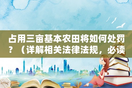 占用三畝基本農(nóng)田將如何處罰？（詳解相關(guān)法律法規(guī)，必讀）