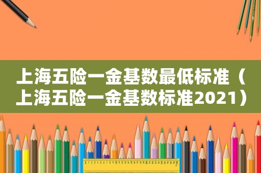 上海五險一金基數最低標準（上海五險一金基數標準2021）