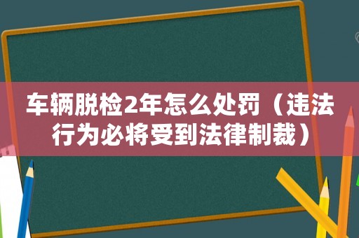 車輛脫檢2年怎么處罰（違法行為必將受到法律制裁）