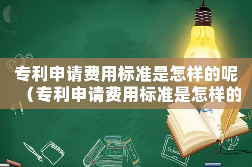專利申請費用標準是怎樣的呢（專利申請費用標準是怎樣的呢）