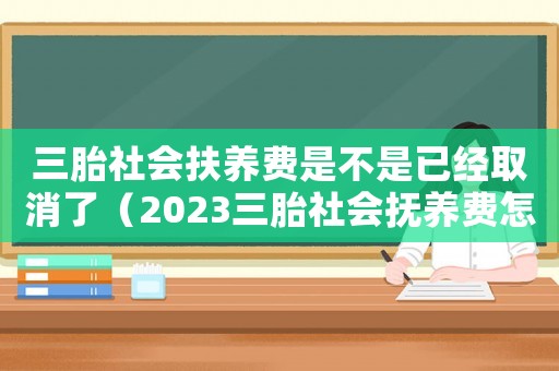 三胎社會扶養費是不是已經取消了（2023三胎社會撫養費怎么算）