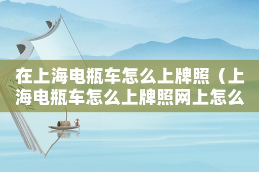 在上海電瓶車怎么上牌照（上海電瓶車怎么上牌照網上怎么申請）