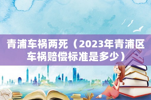 青浦車禍兩死（2023年青浦區車禍賠償標準是多少）