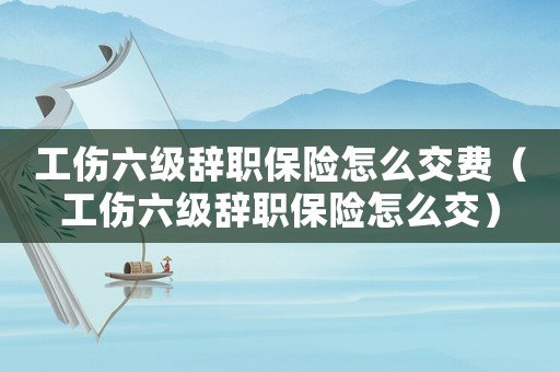 工傷六級辭職保險怎么交費（工傷六級辭職保險怎么交）