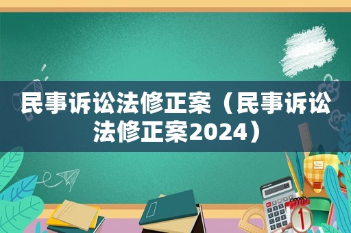 民事訴訟法修正案（民事訴訟法修正案2024）